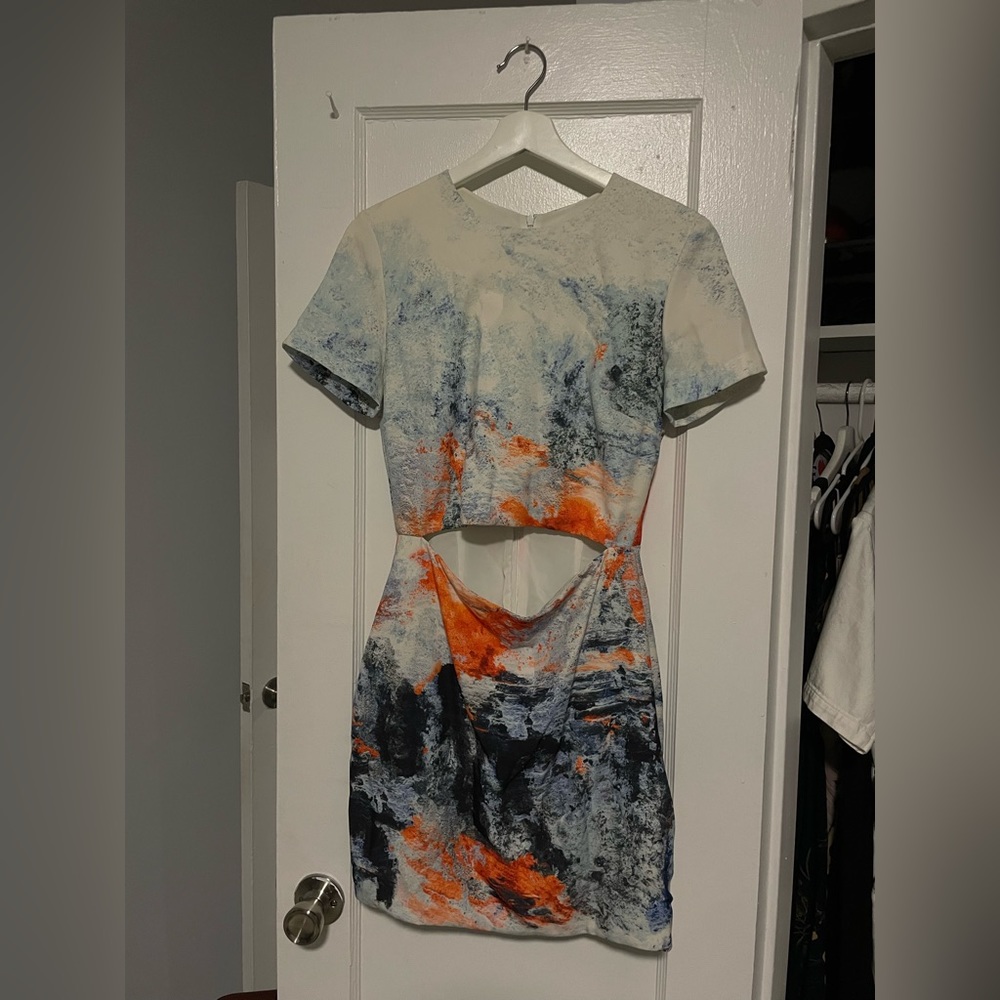 Bec and Bridge fire and ice cutout dress